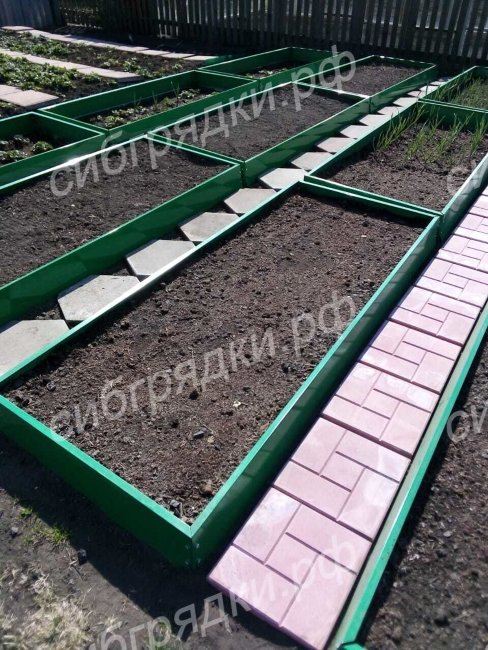 Грядки с двусторонним покрытием 15 см в Воронеже